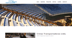 Desktop Screenshot of cintastransportadoras.cl